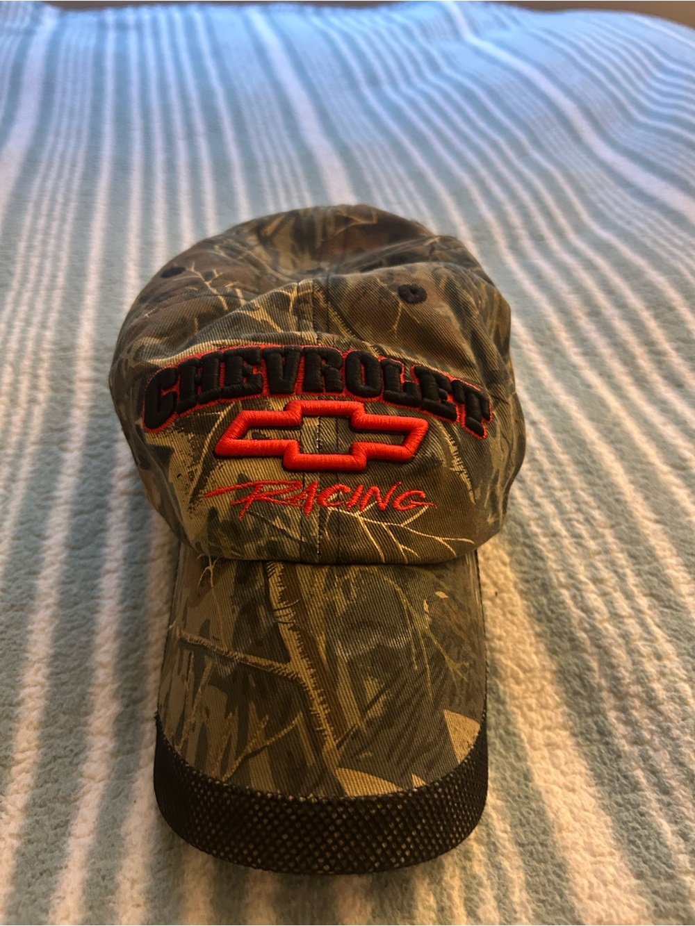 Chevrolet Racing Tan Camo Baseball Hat